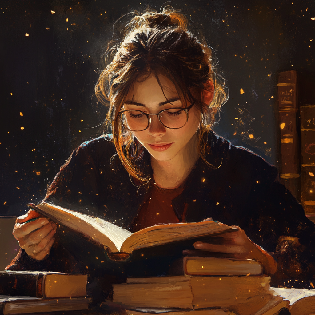 U9212615655 please create me a picture of a person who learns 92822471 08a1 4eb8 8c6f 6affbafde8e6 2